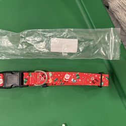 Medium Christmas Dog Collar 