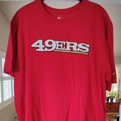 NFL Nike San Francisco 49ers Niners Football Shirt Red Mens Size 3XL