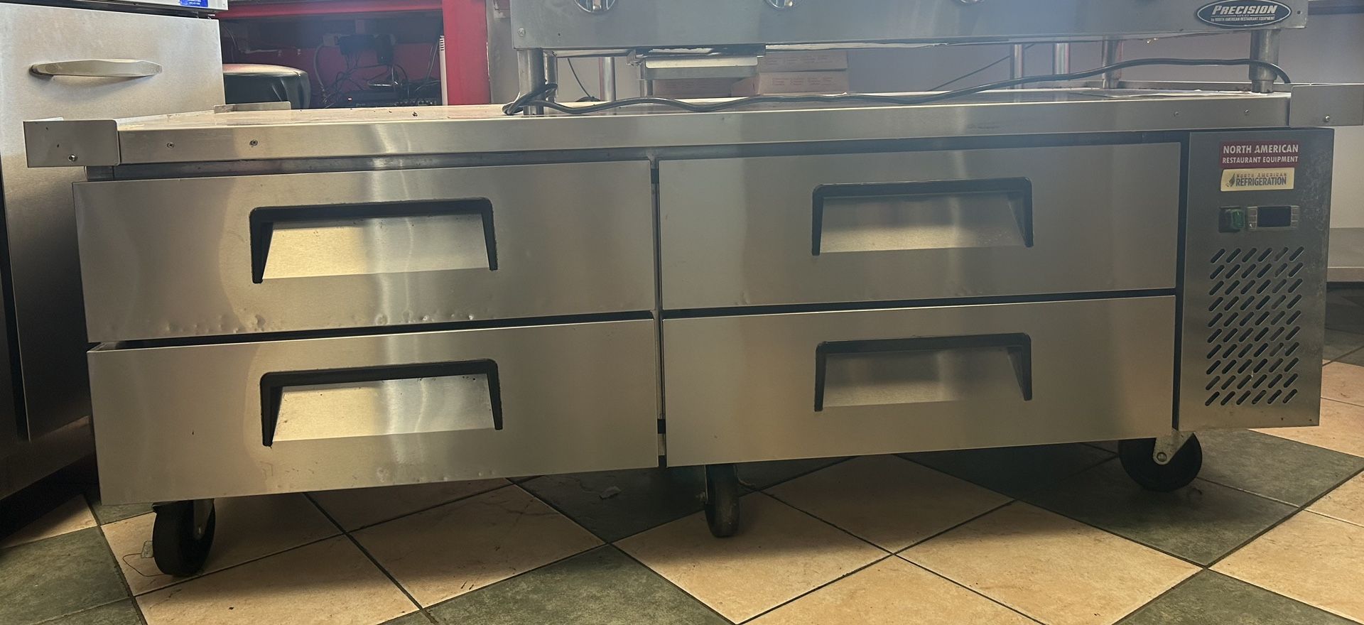 72 Inch Chef Base Refrigerator