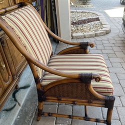 New Condition Schnadig Island Style Arm Chair 