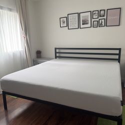 King Size Bed & Memory Foam Mattress for Sale – Moving Sale!