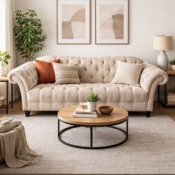 Tufted-Pintuck Elegant Sofa- Luxury Sophisticated style