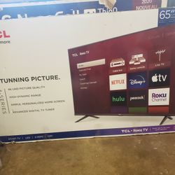 Tv TCL Roku 65", 4k, Smart, Google, Excellent 