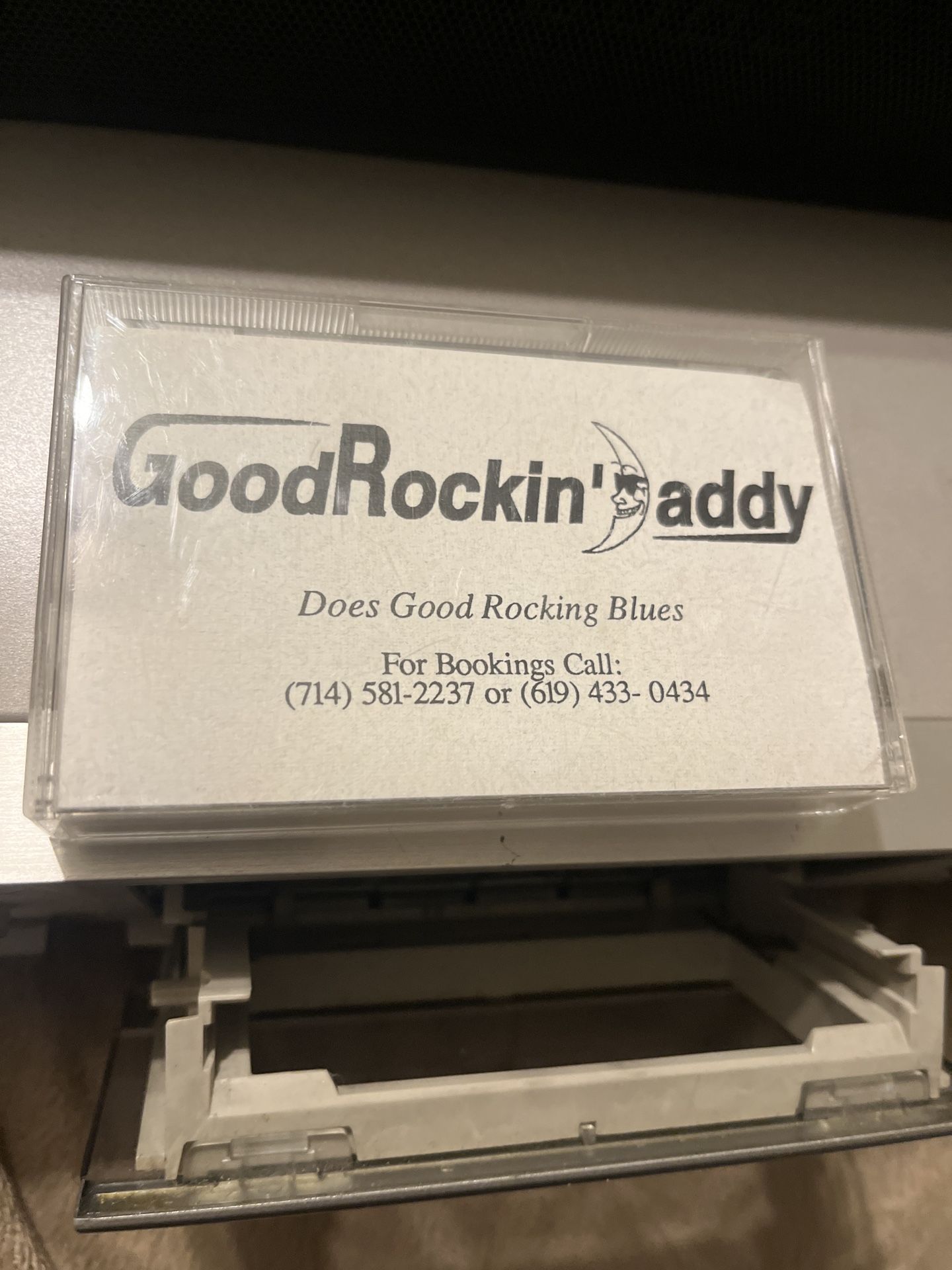 Good Rockin’ Daddy – “Does Good Rocking Blues” (Rare 1990s Independent Blues Cassette, Southern California) ⸻ Description: Rare original Good Rocki