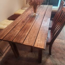 Antique Farm Dinner Table (Repurposed Barn)