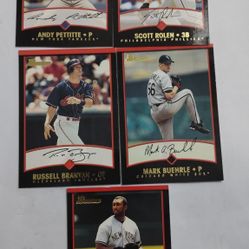 2001 Bowman Signed Trading Cards