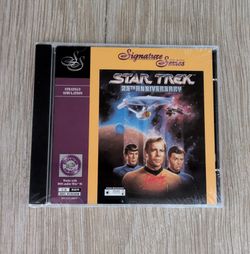 Brand New Sealed 25th Anniversary Star Trek Game CD Rom DOS version