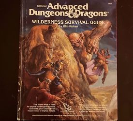 Official Advanced Dungeons & Dragons Wilderness Survival Guide 1986