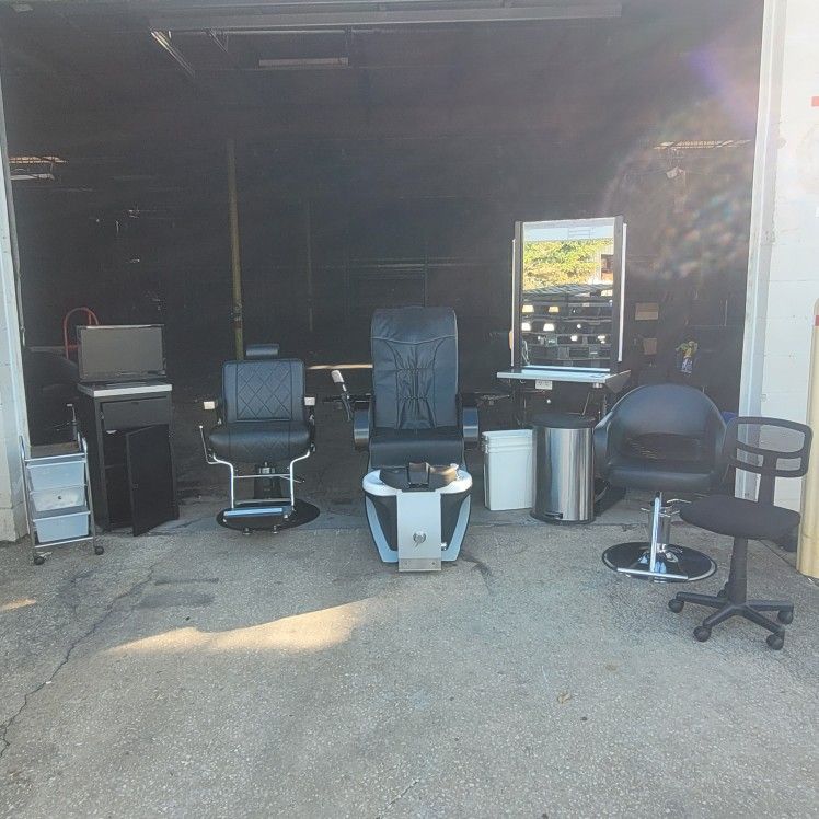 TURN KEY SALON😯😍ALL EQUIPMENT U NEED💯RETAIL VALUE Over 9k❤️Top Name Brands🔥BLACK FRIDAY IS NOW!