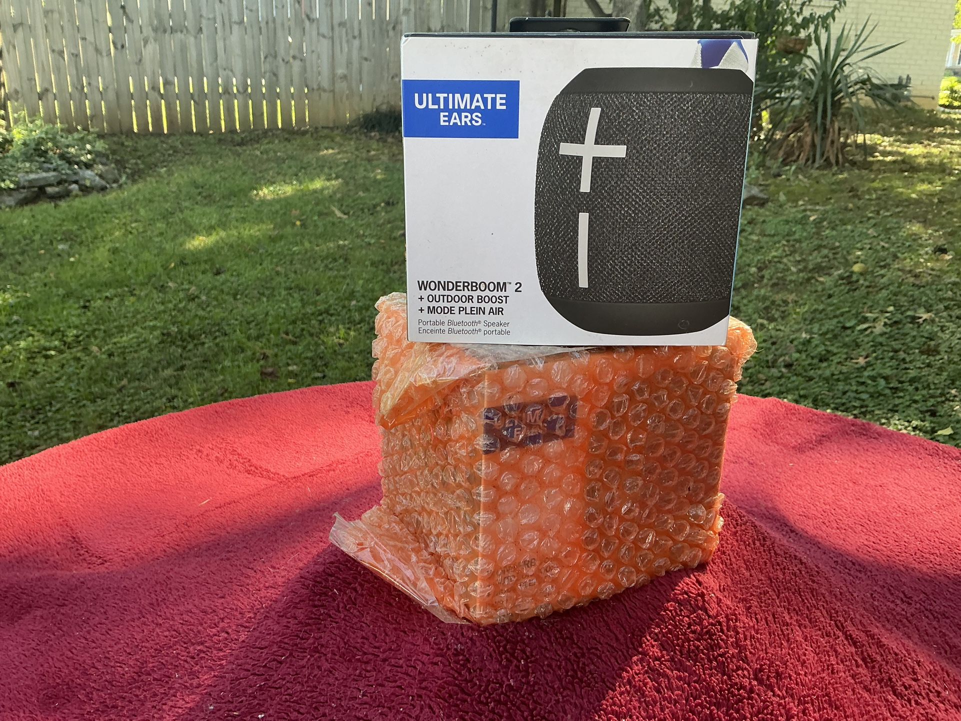 Ultimate Ears - WONDERBOOM 2 Portable Wireless Bluetooth Speaker with Waterproof/Dustproof Design - Deep Space  ( Set Of 2 )