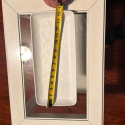 Elite Rectangular White Plate