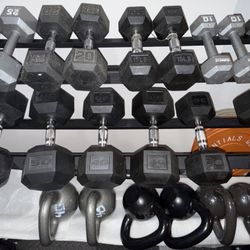 30 40 50 pound Rubber hex dumbbells dumbbell Dumbell dumbbel