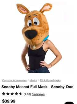 Scooby Mascot Mask Halloween