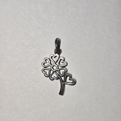 James Avery Heart Flower Charm (RETIRED)