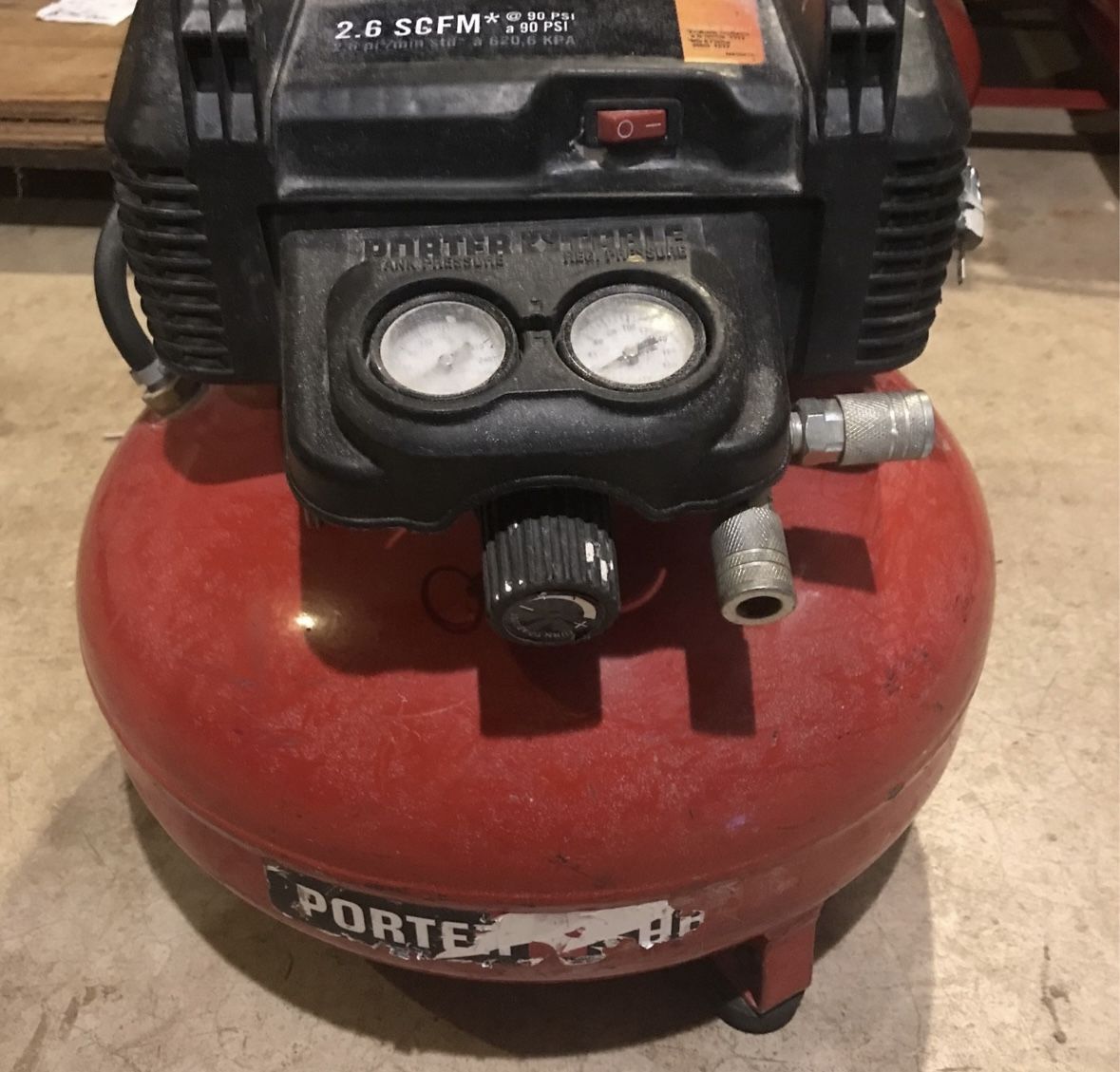  Porter cable air compressor 150 PSI 