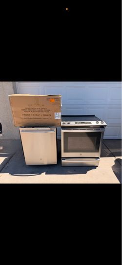Range Dishwasher Microwave Stainless Steel Set 60 Day Warranty