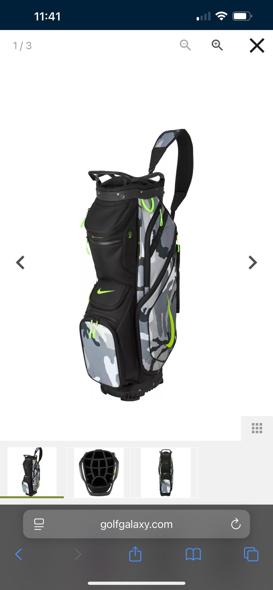 Golf, Cart Bag, Golf Bag, Nike