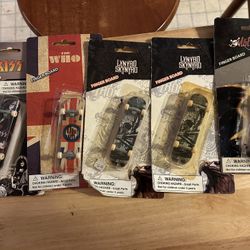 lot of 5 rock finger boards