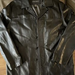 Vintage "Banana Republic" Men's 100% Leather Jacket Size L