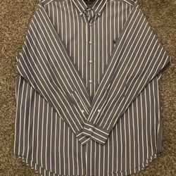 Polo Ralph Lauren Men's Large Button-Down Dress Shirt