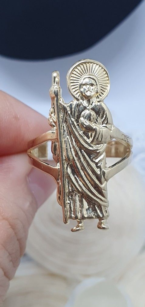 Anillo De San Judas ORO 14K Jewelry & Accessories