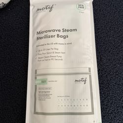 Motif Medical Microwave Steam Sterilizer Bags- 7 Counts