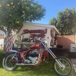 1963 A10 Golden Flash BSA Pre Unit Chopper