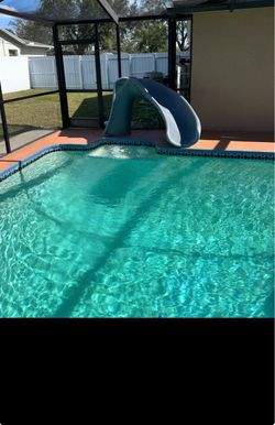 SR Smith Cyclone Pool Slide - Grey Granite color