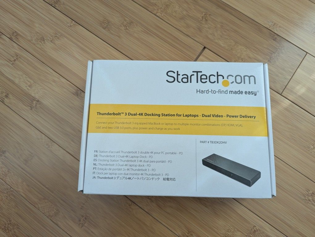 StarTech Thunderbolt 3 Dual-4K Docking Station