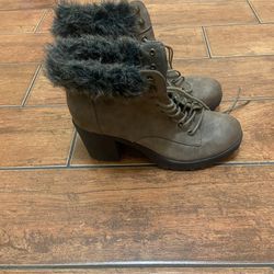 Boot Heels With Fur