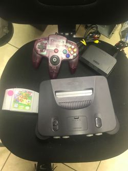 Nintendo 64 with Mario 64