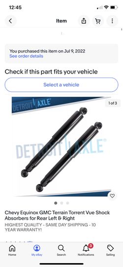 Rear Shock For Equinox