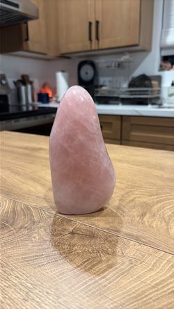 Crystal Rose Quartz Free Form Large