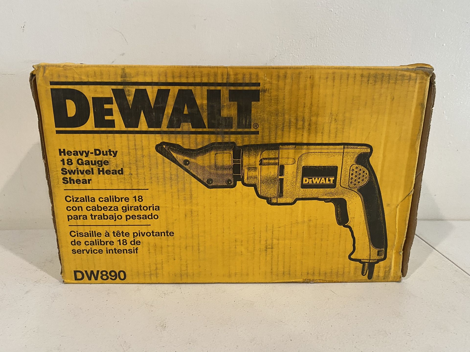 DEWALT 5 Amp 18-Gauge Swivel Head Shear