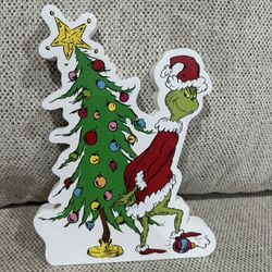 The Grinch Wooden Decor