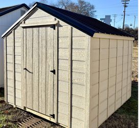 8x8 Value Shed – 60" Sidewalls, Durable Siding & Roof