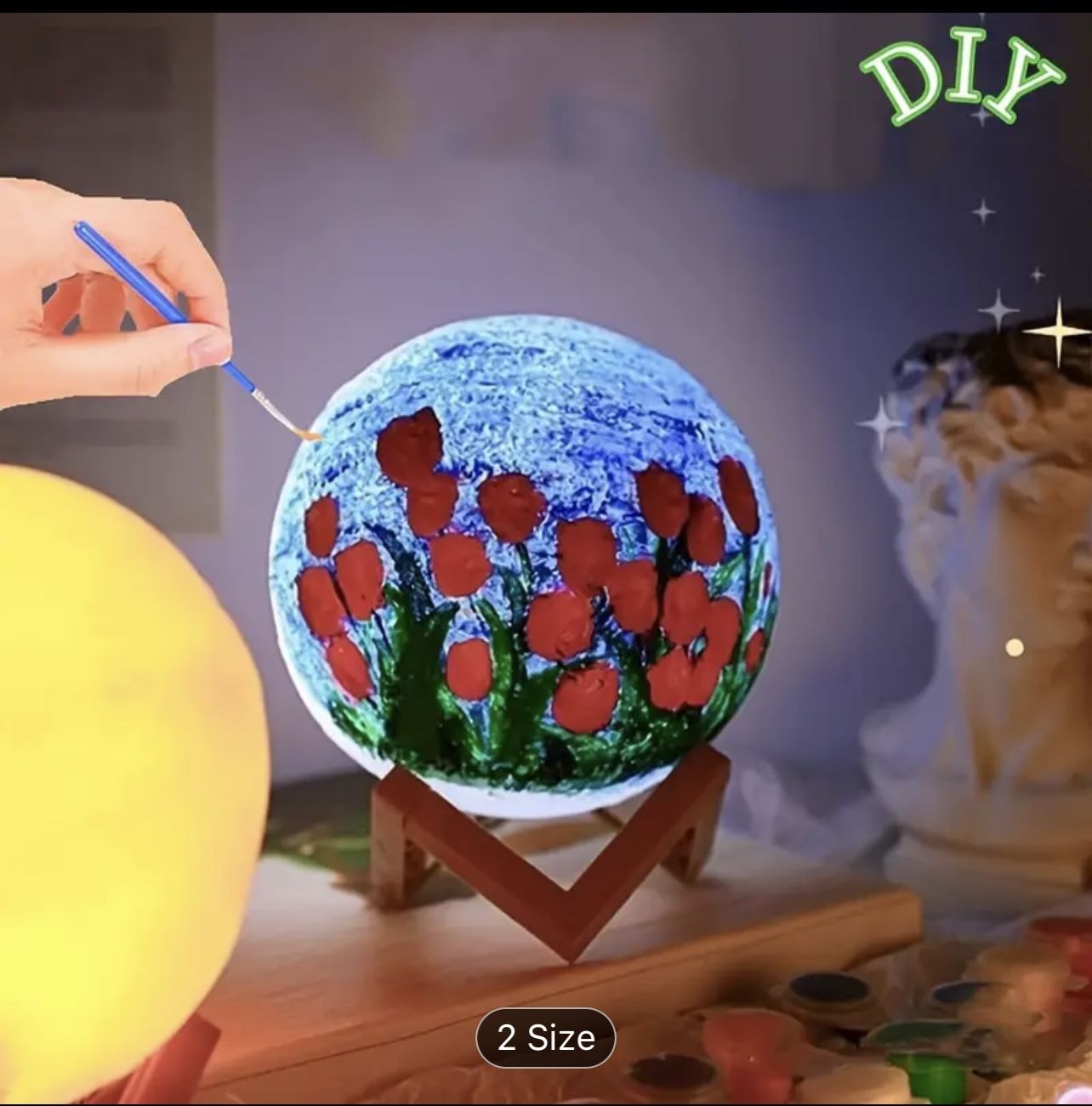 DIY 3D Space Moon Night Light Kit—5.9inch/15cm