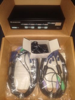 Master-IT Pro 4 Port KVM switch With OSD ConnectPro PR-14-Kit