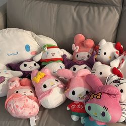 Hello Kitty And Friends Fluffy Dolls