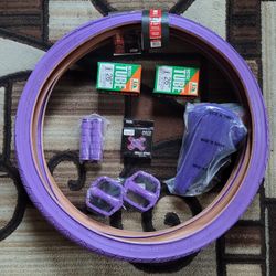 NEW Bicycle Bmx Cruiser Parts Bundle 26" Purple