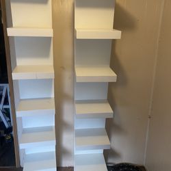 2 Tall Shells Perfect for books, perfumes or anything!