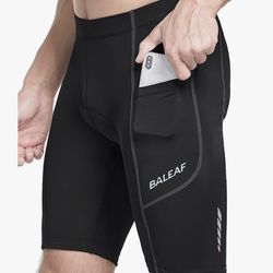 BALEAF Men's Padded Bike Shorts Cycling Tights 3D Padding Bicycle Accessories