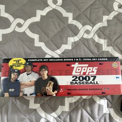 Topps 2007 Baseball Card Set