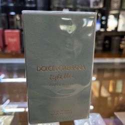 Dolce & Gabbana Light Blue Eau De Parfum Pour Homme Eau De Parfum 3.3 Oz Cologne Perfume For Men 