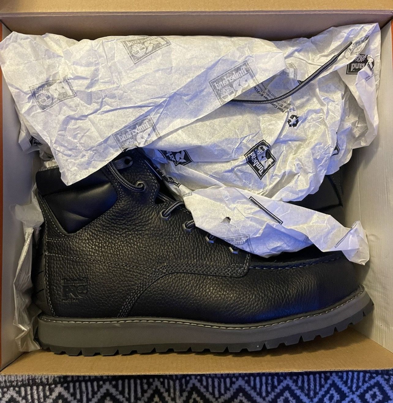 New Timberland Steel Toe Work Boots $75