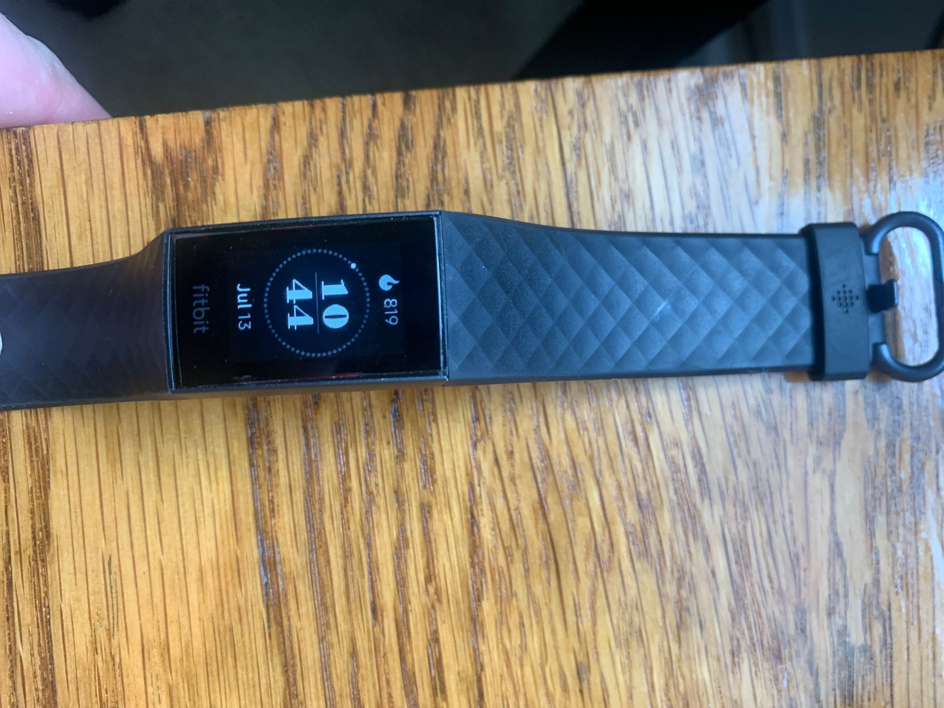 Fitbit charge 3 with charger extra bands and screen protector