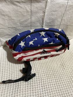 Adidas USA Flag Pattern Fanny Pack