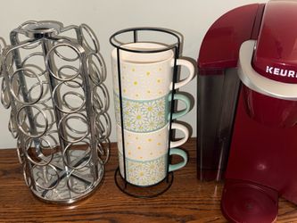 Kurig daisy cups and cup rack