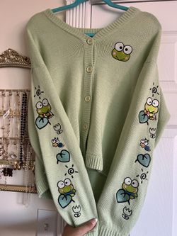 Keroppi Sanrio Cardigan