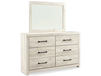 Cambeck Whitewash Dresser & Mirror